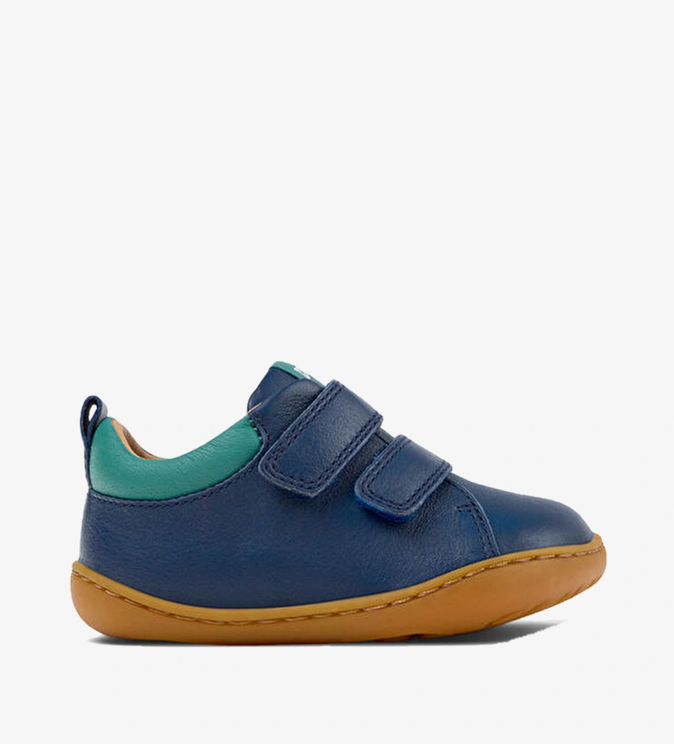 Peu Mavi Yeşil Deri Erkek Çocuk Sneaker K800405-057