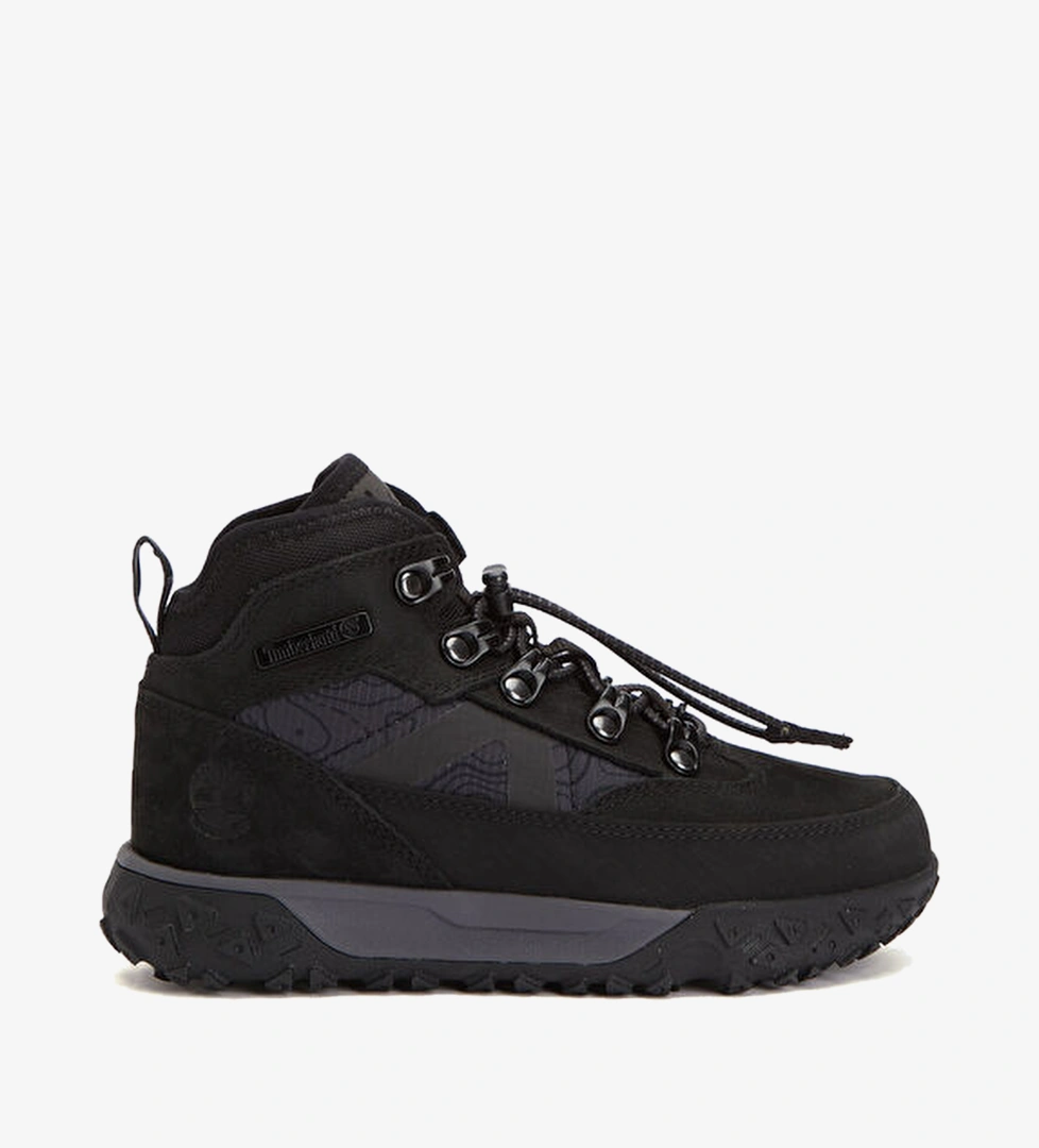 Motion 6 Mid Bungee Waterproof Siyah Deri Sneaker