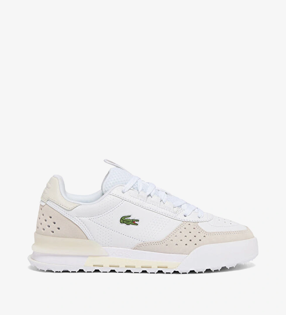 Slam Break Beyaz Deri Süet Kadın Sneaker
