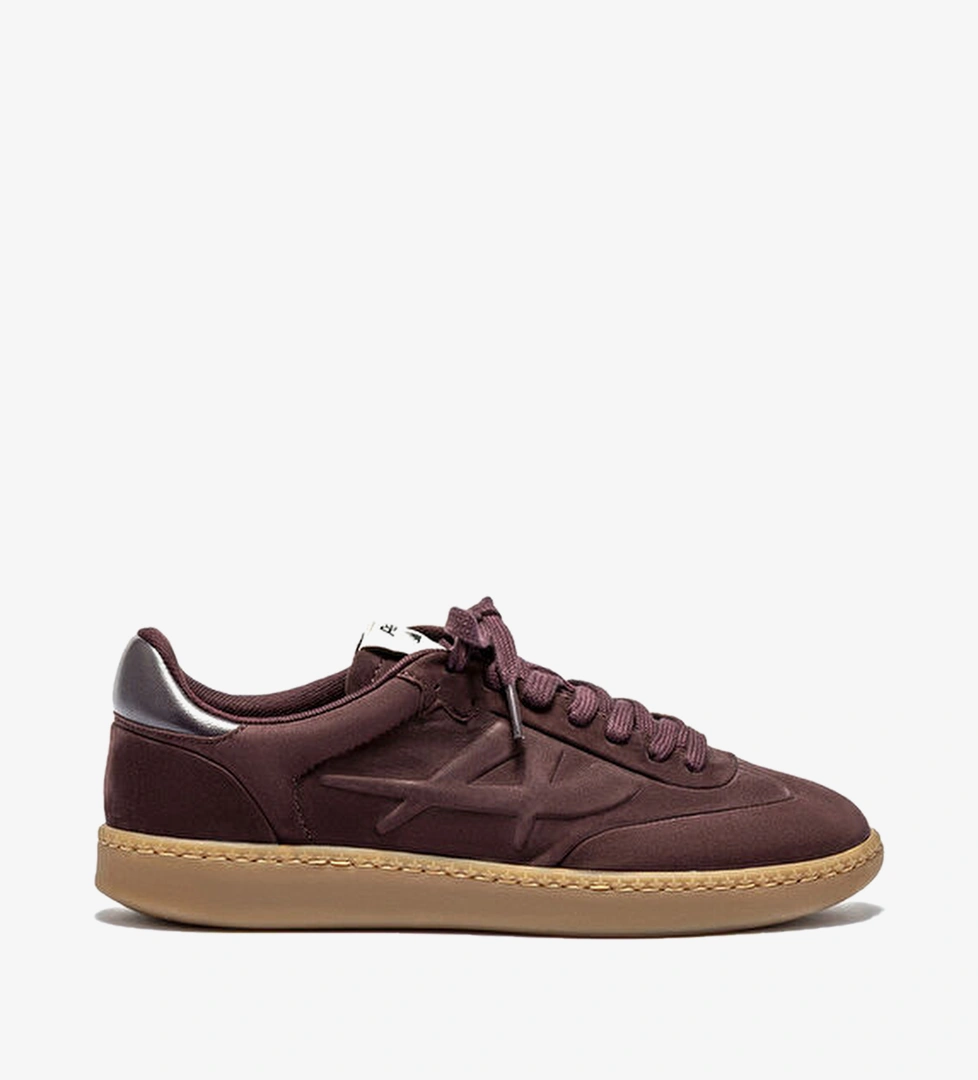Siena Bordo Kadın Deri Sneaker