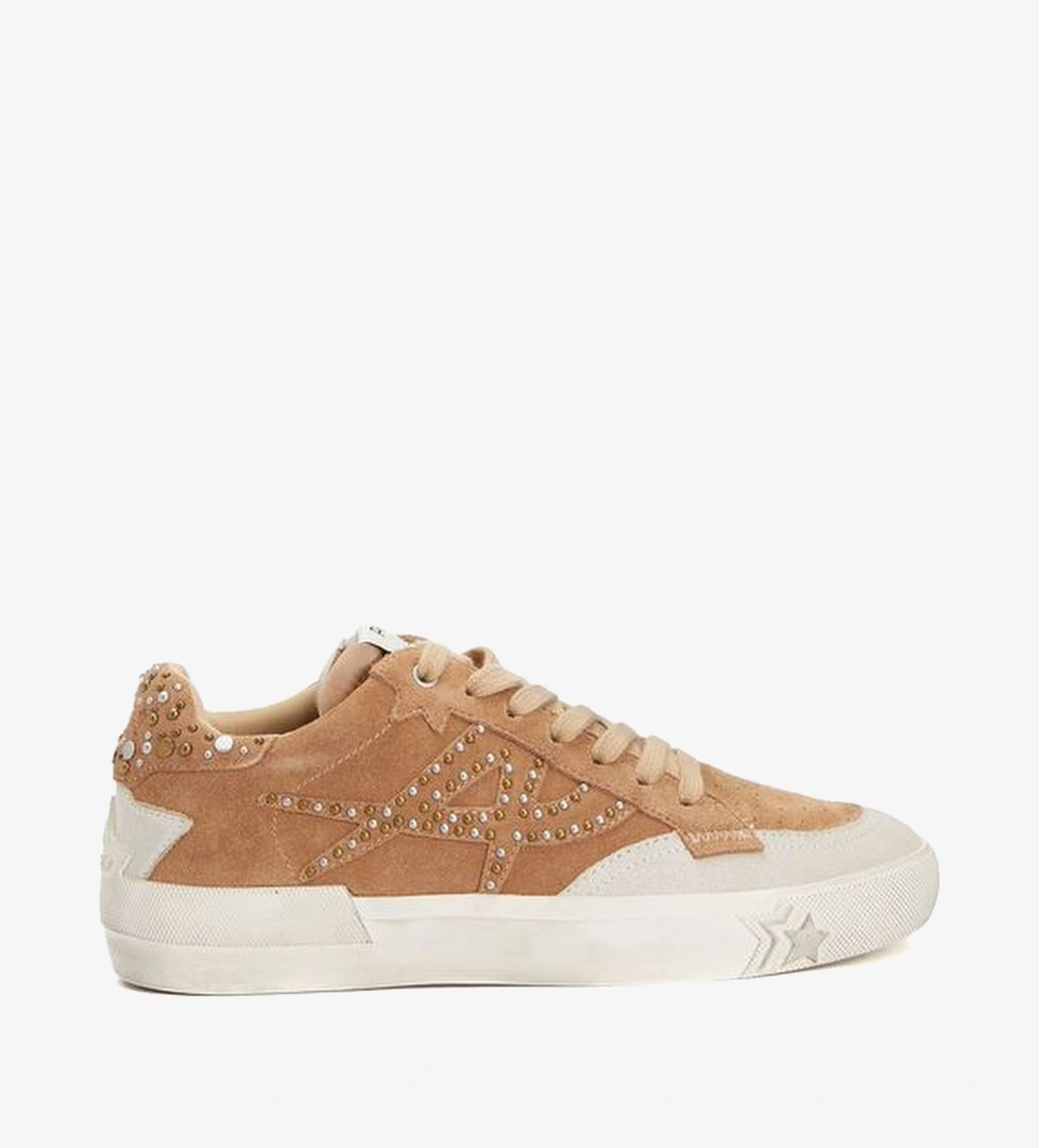 Moonlight Studs Taba Kadın Süet Sneaker