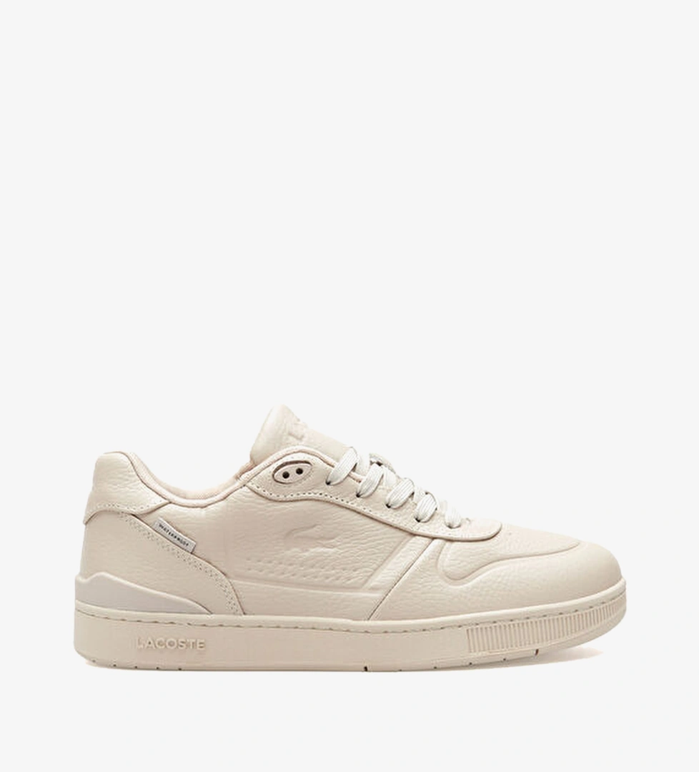 T-Clip Shield Bej Deri Kadın Sneaker