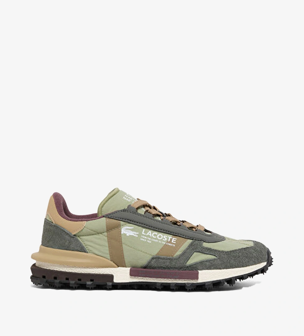 Elite Active Yeşil Süet Detaylı Erkek Sneaker