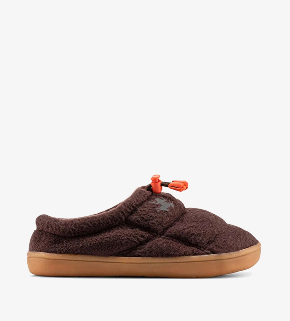 Hoppuff Barefoot Kahverengi Polar Unisex Çocuk Panduf Ayakkabı