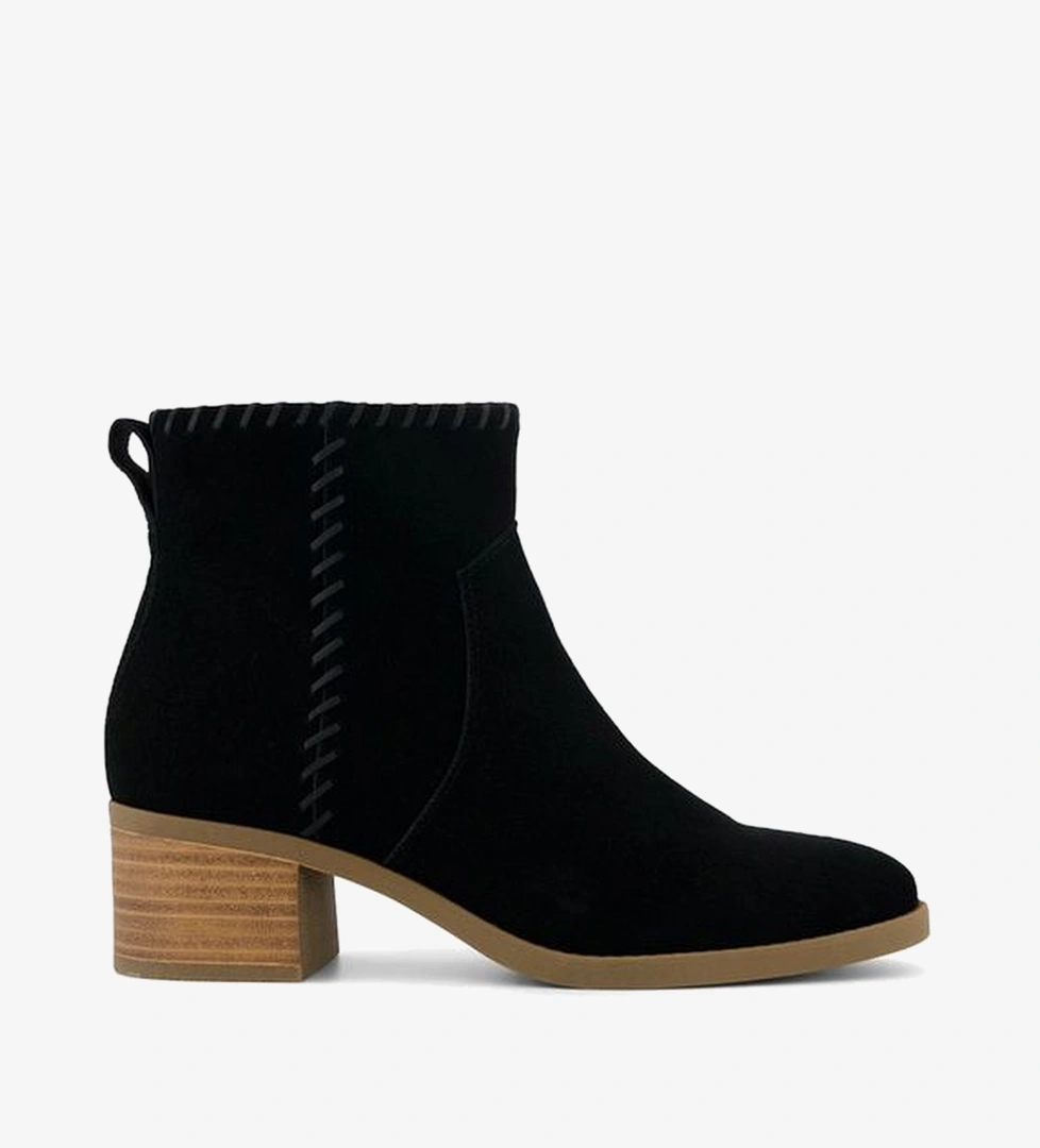 Delilah Heeled Siyah Kadın Bot