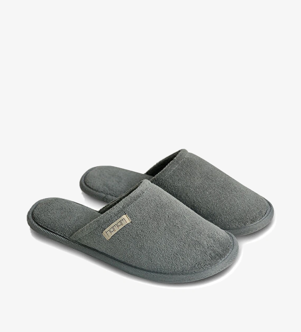 Ash Antrasit Unisex Havlu Terlik - Görsel 1