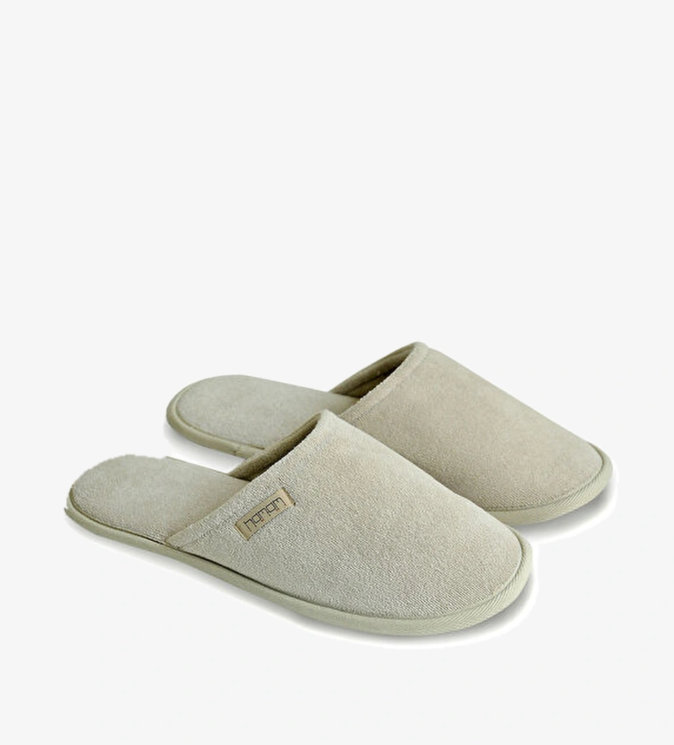 Hamam Ash Ekru Unisex Havlu Terlik model görseli
