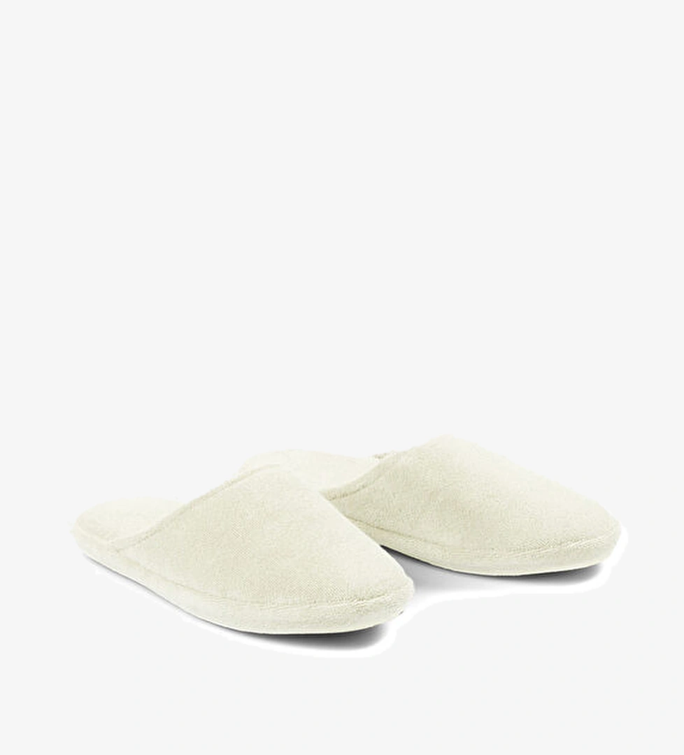 Hamam Olympia Beyaz Unisex Havlu Terlik model görseli