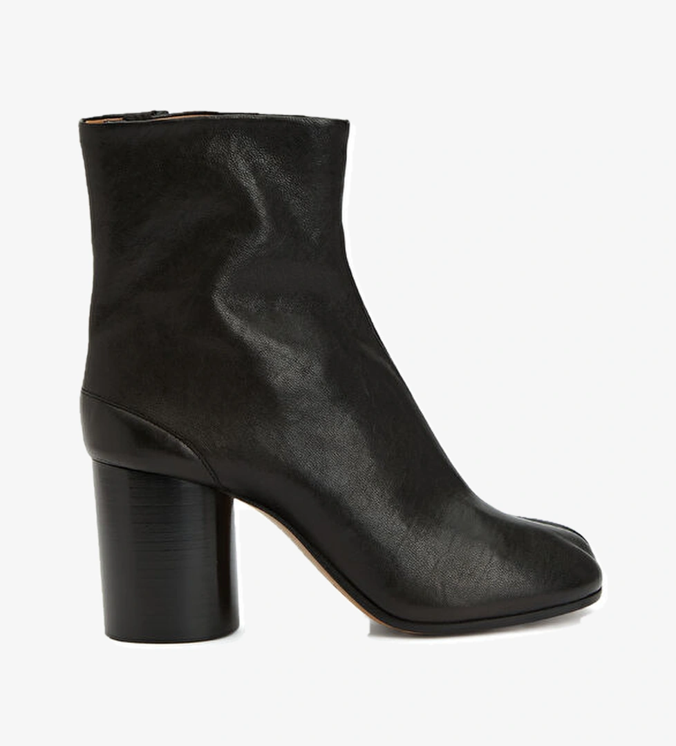 Maison Margiela Tabi Siyah Kadın Deri Bot model görseli