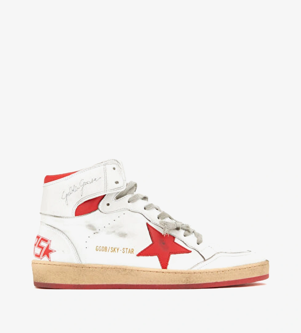 Golden Goose Kırmızı Beyaz Golden Goose Sky