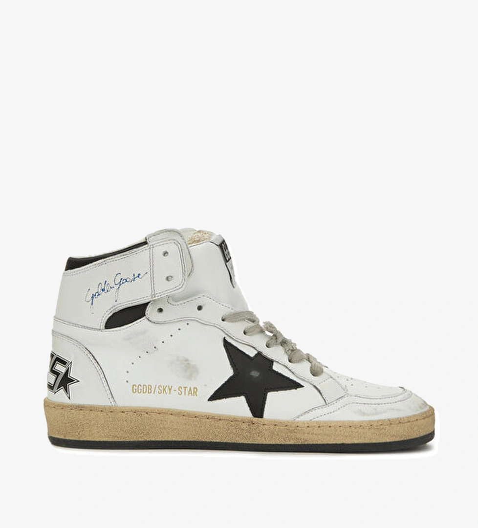 Golden Goose Beyaz Logolu Kadın Sneaker model görseli