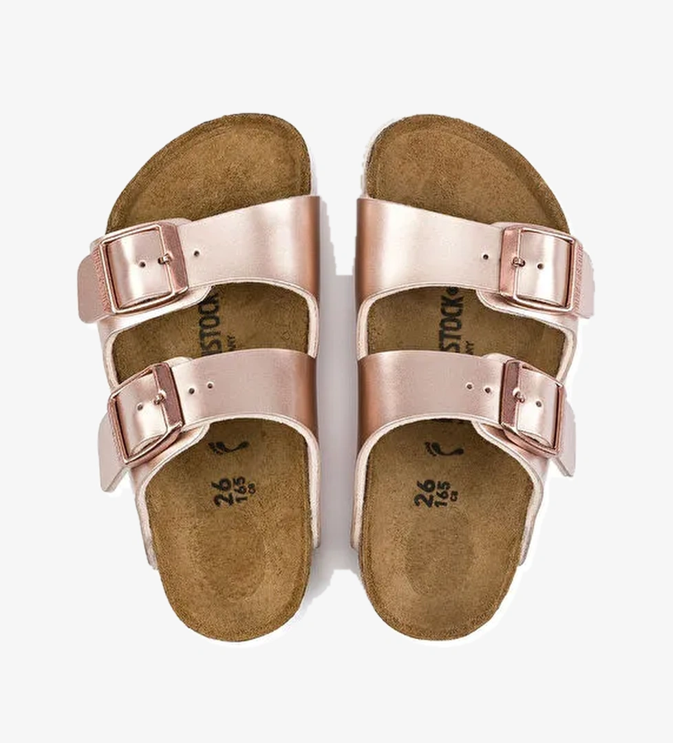 Birkenstock Bakır Kadın Deri Terlik 1012478 - Görsel 1