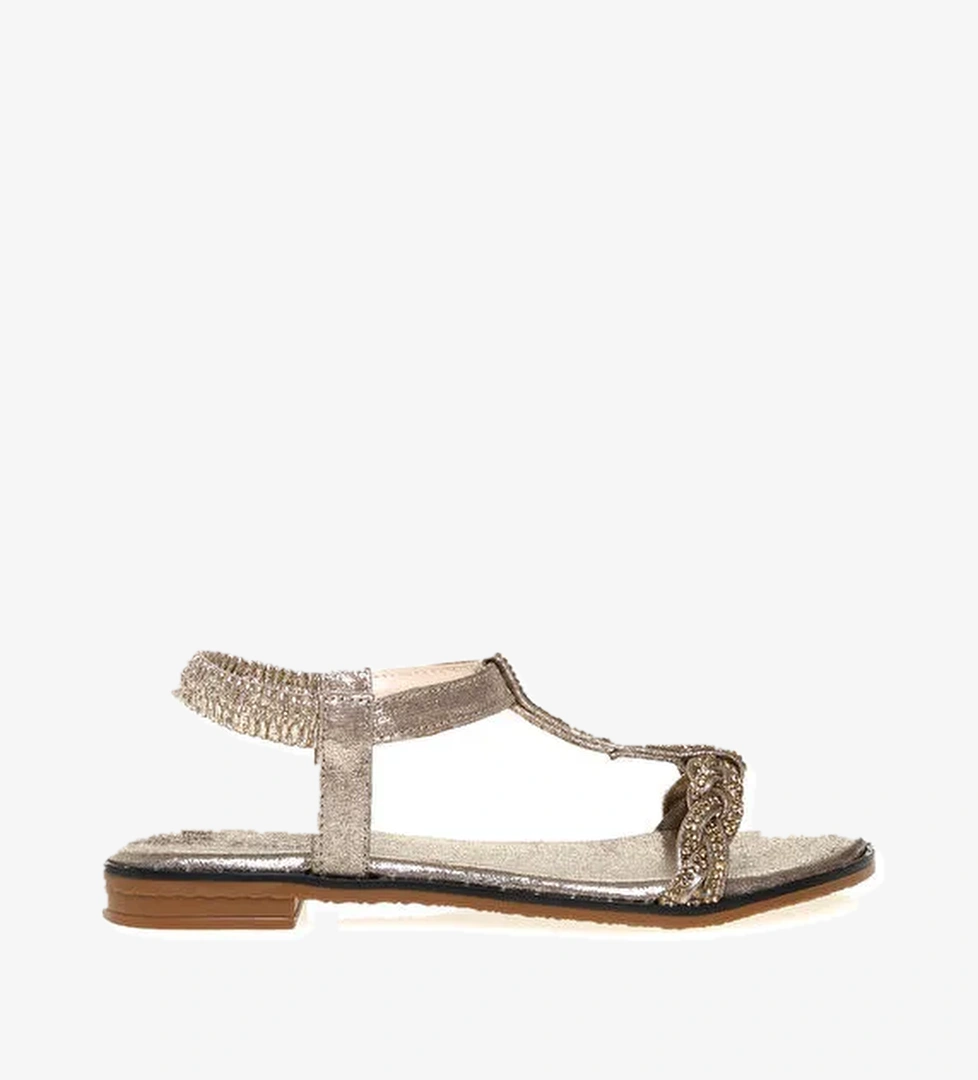 Fabrika Altın Kadın Sandalet QUARK - Görsel 1