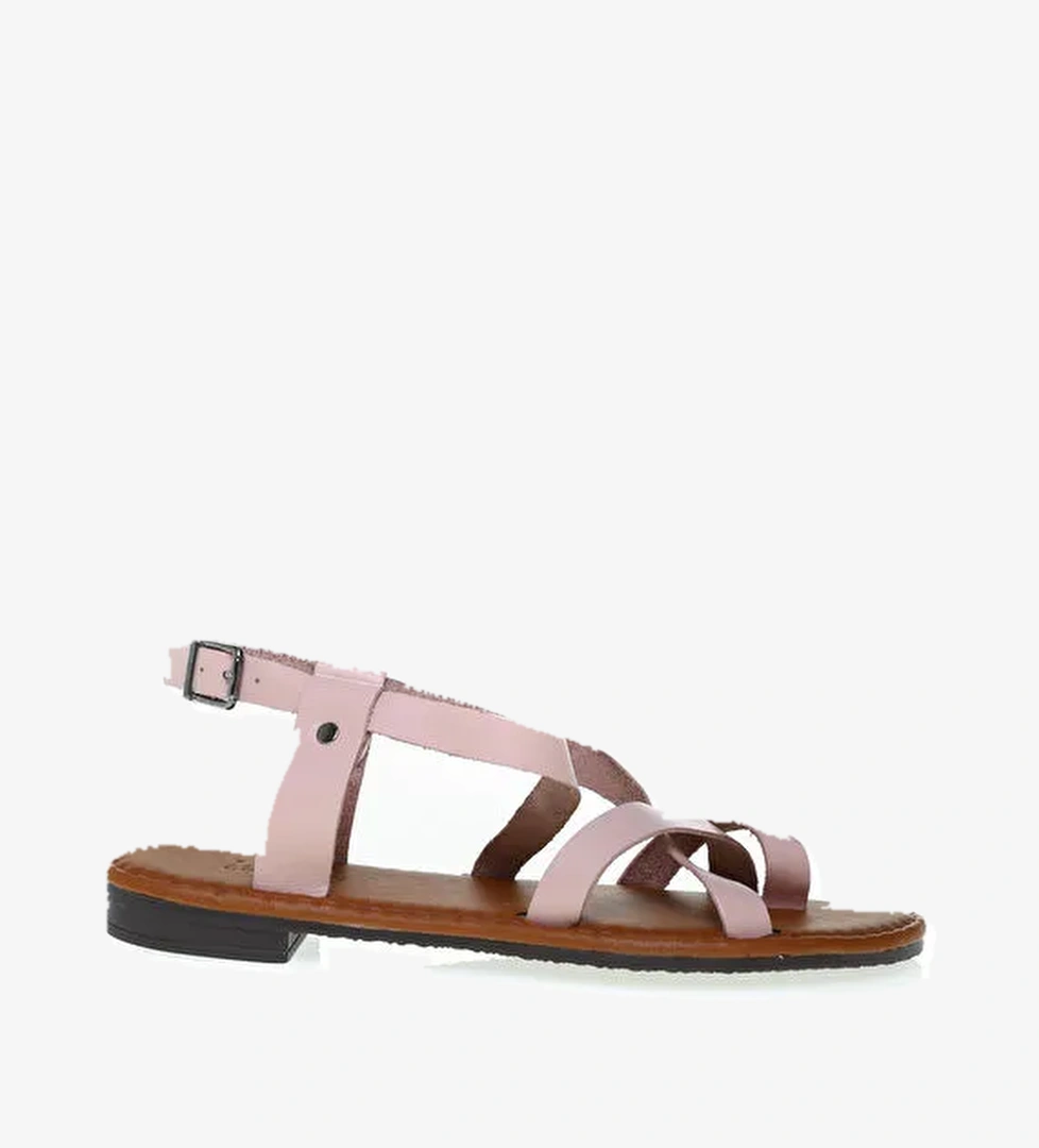 Limon Pembe Kadın Sandalet DORICE - Görsel 1