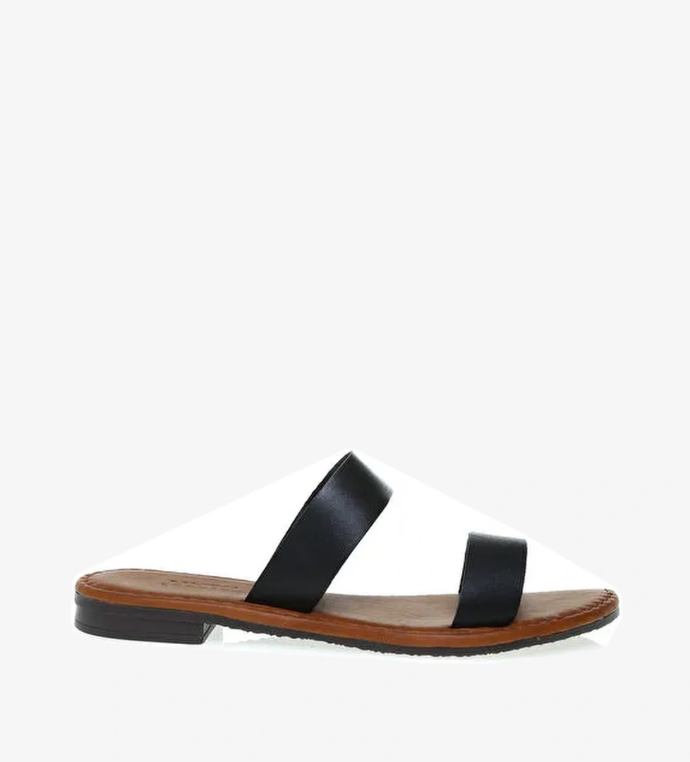 Siyah Kadın Terlik PUGLIA