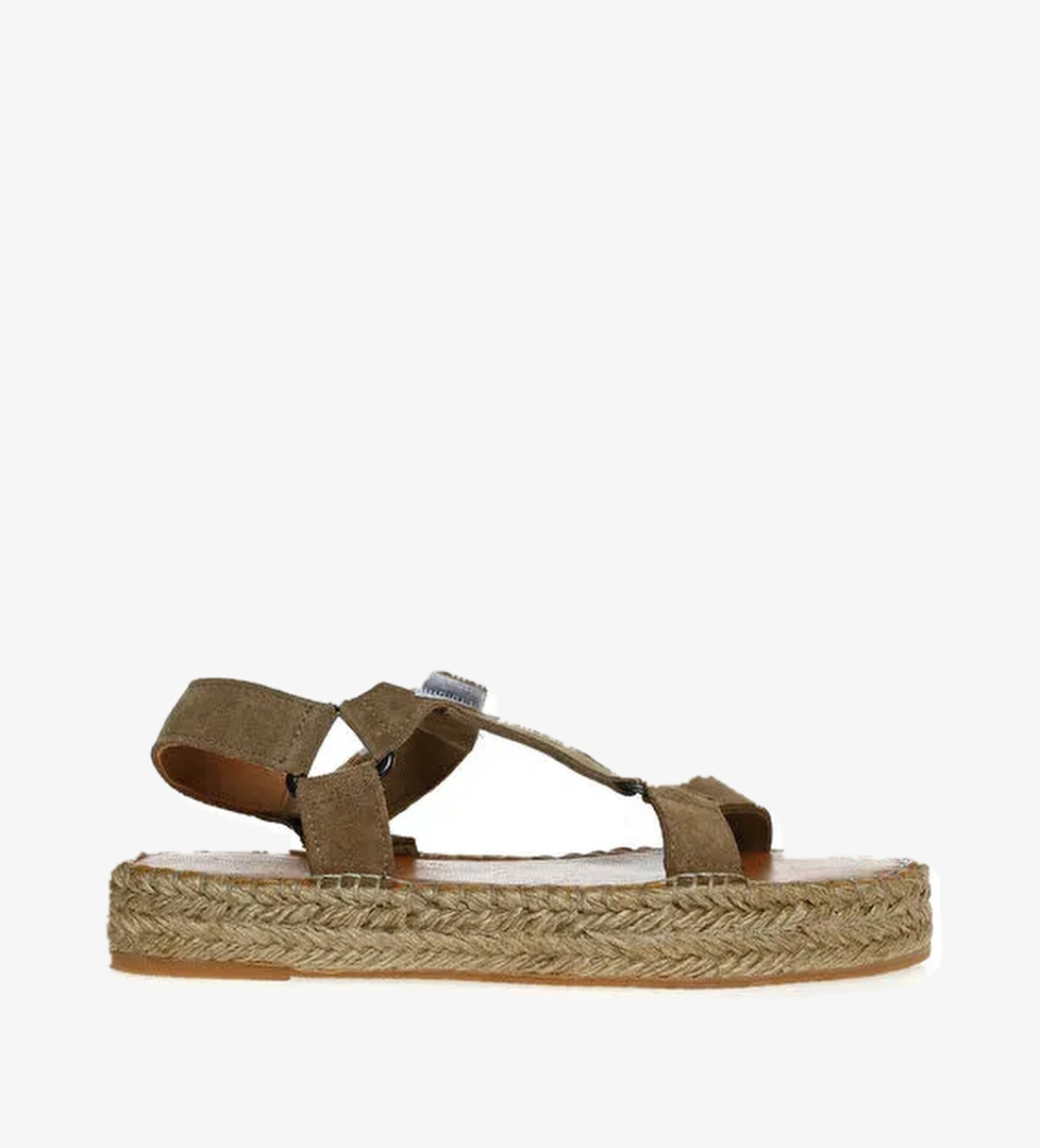 Fabrika Deri Vizon Kadın Sandalet HEMANT - Görsel 1