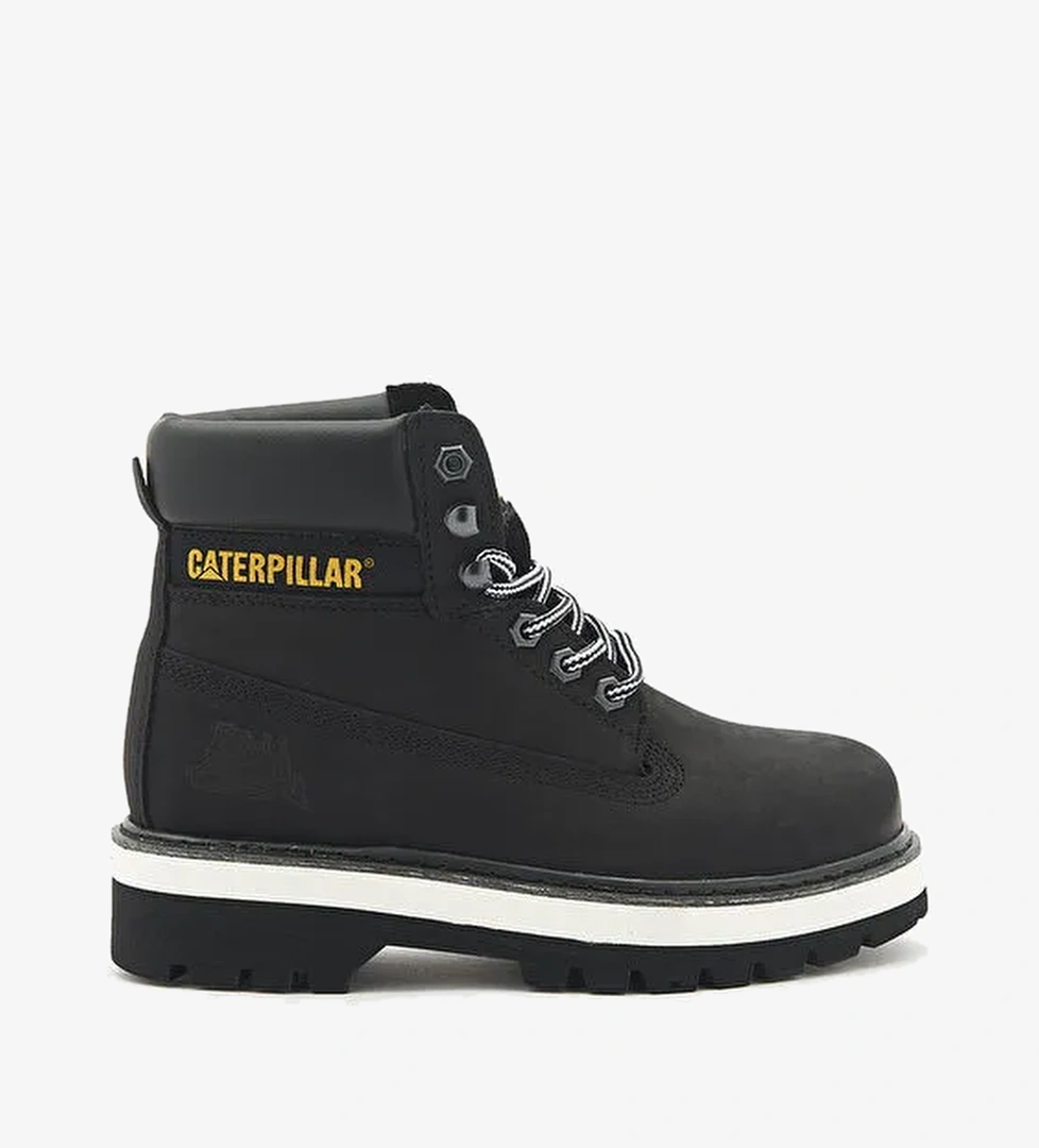 Caterpillar Caterpillar Siyah-Beyaz Kadın Deri Bot MIMICRY model görseli