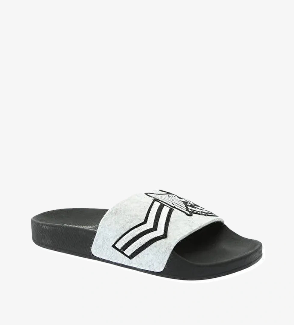 Thewhitebrand Thewhitebrand Siyah Kadın Terlik SHIELDS model görseli