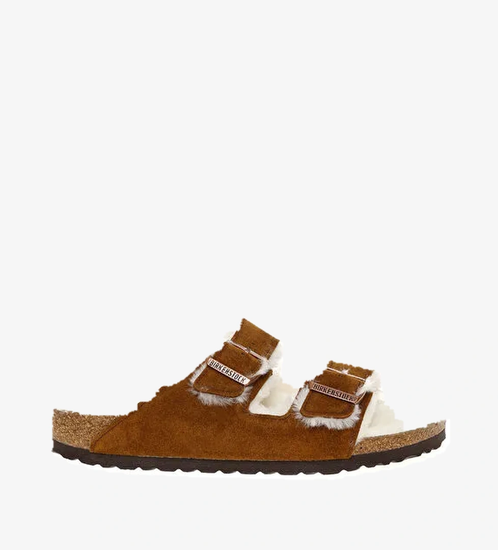 Birkenstock Vizon Erkek Ev Terliği 1001135 ARIZONA FELL VL - Görsel 1