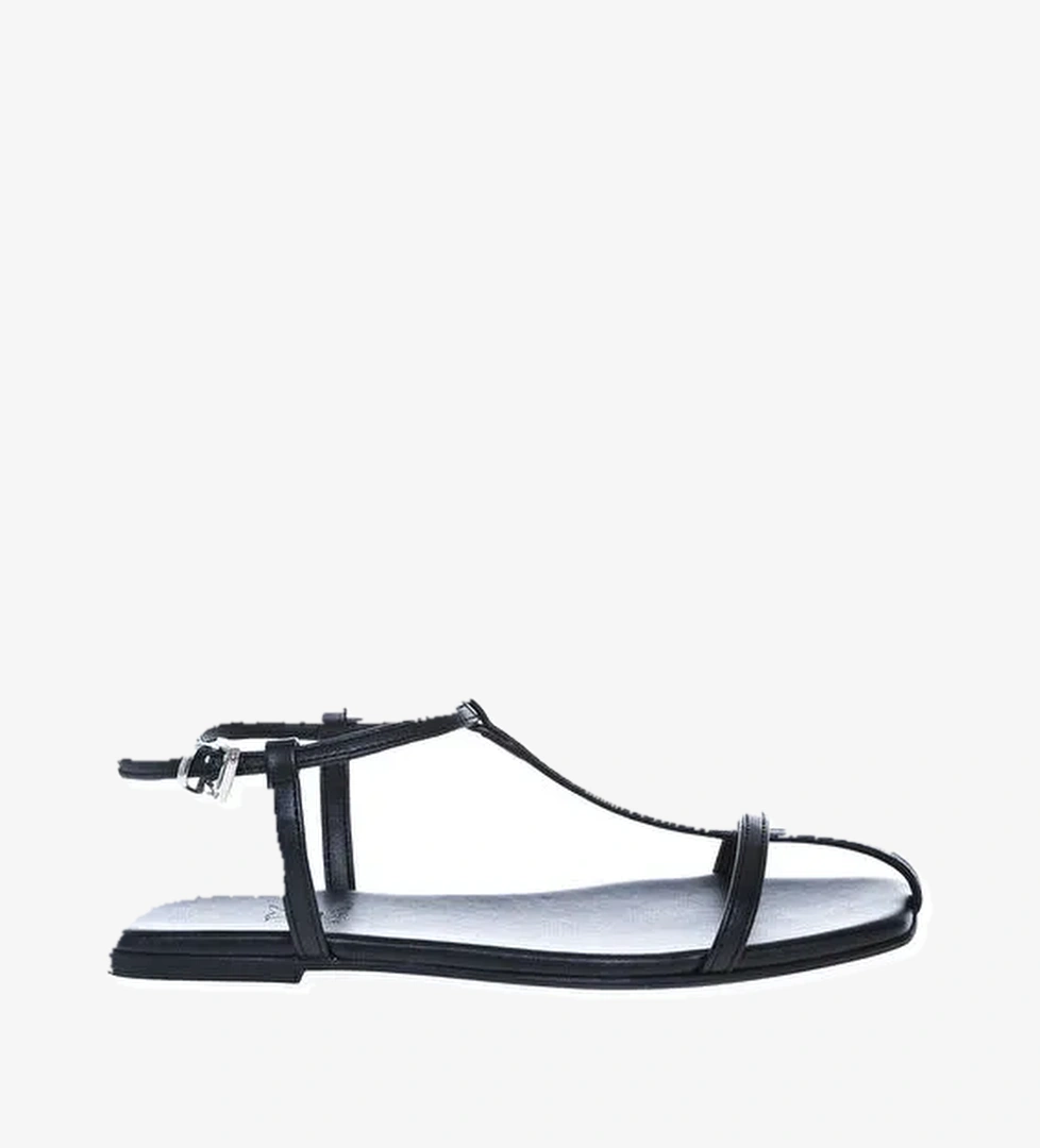 Fabrika Fabrika Deri Siyah Kadın Sandalet DESTINY model görseli