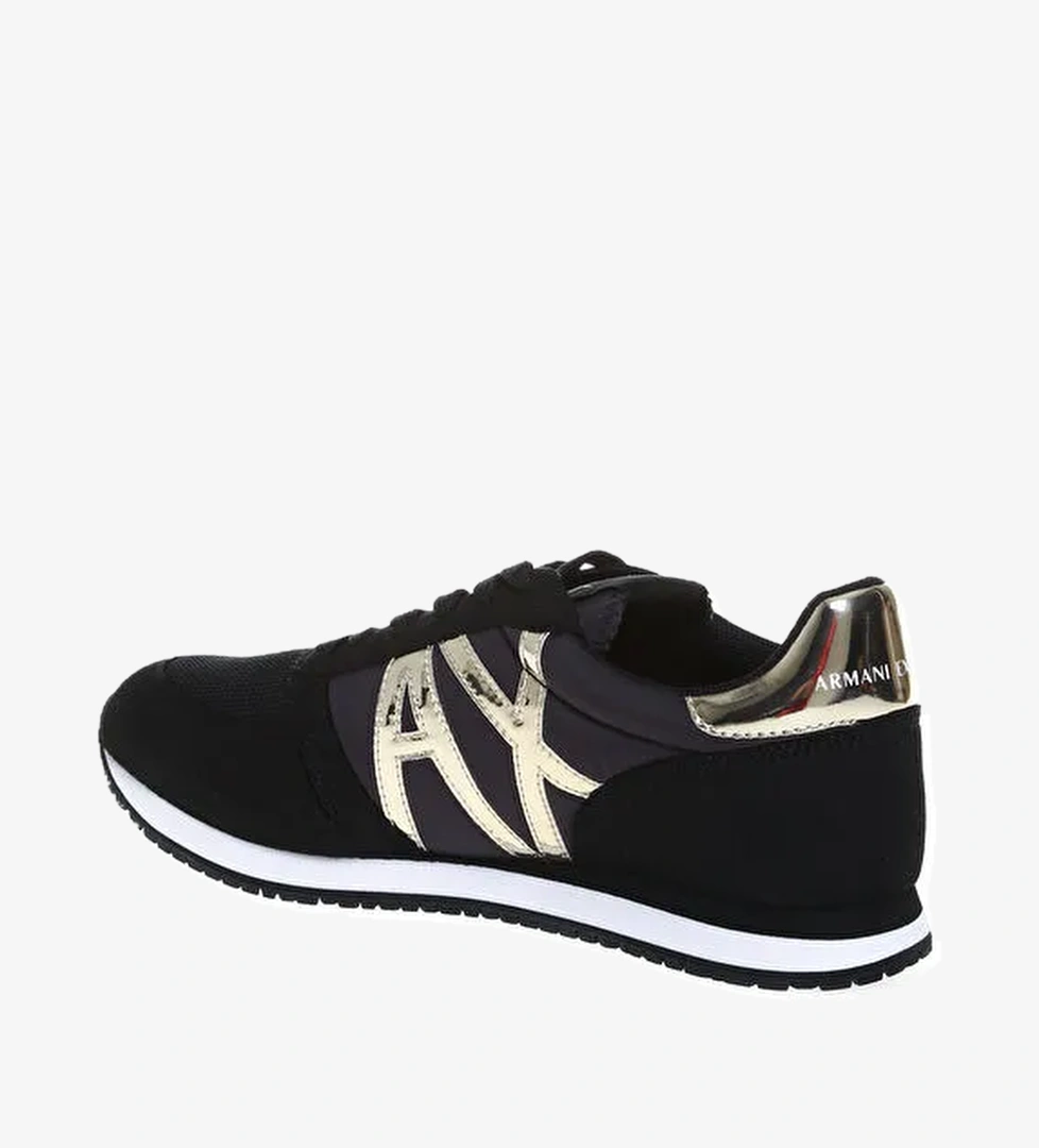 Armani Exchange Siyah-Altın Kadın Sneaker XDX031XV137N692 - Görsel 1