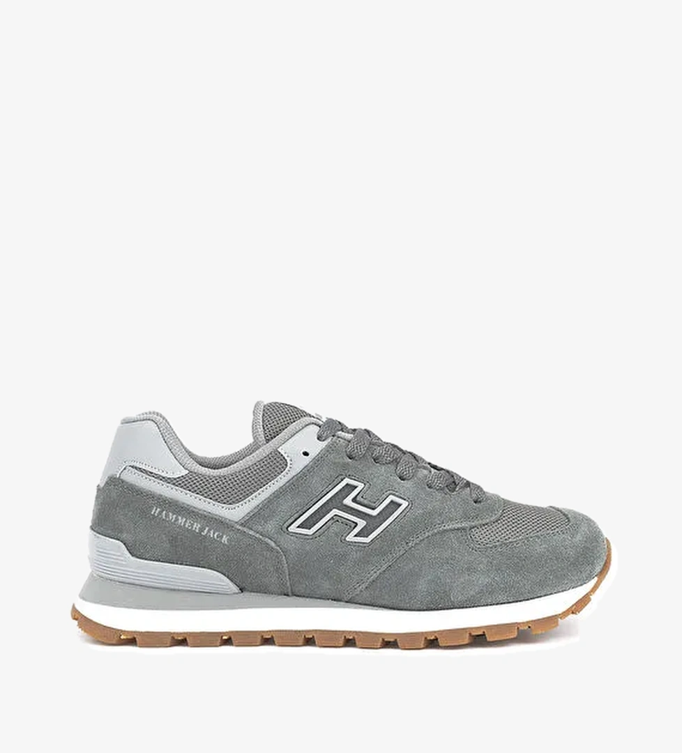Hammer Jack Hammer Jack Koyu Gri Kadın Deri Sneaker 102 19253-G model görseli