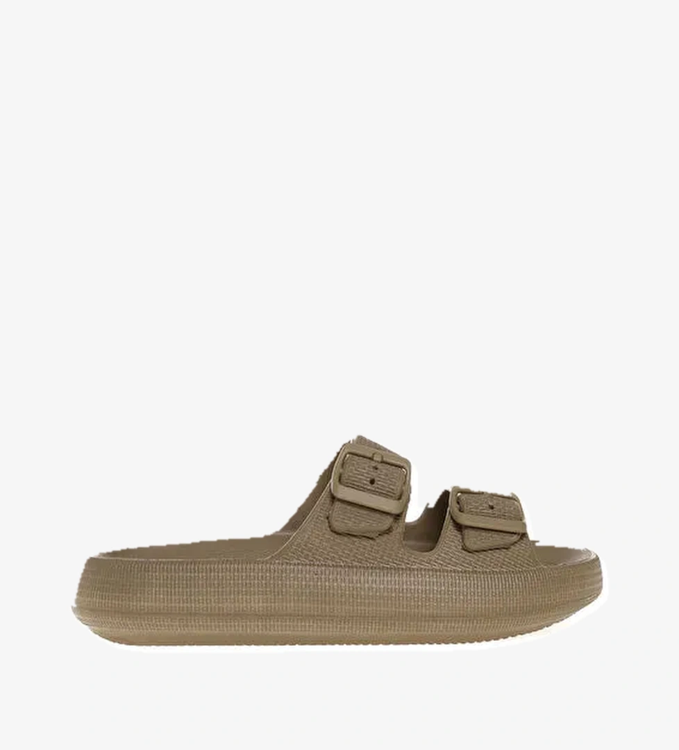 T-Box Bej Kadın Plaj Terliği MARA - Görsel 1