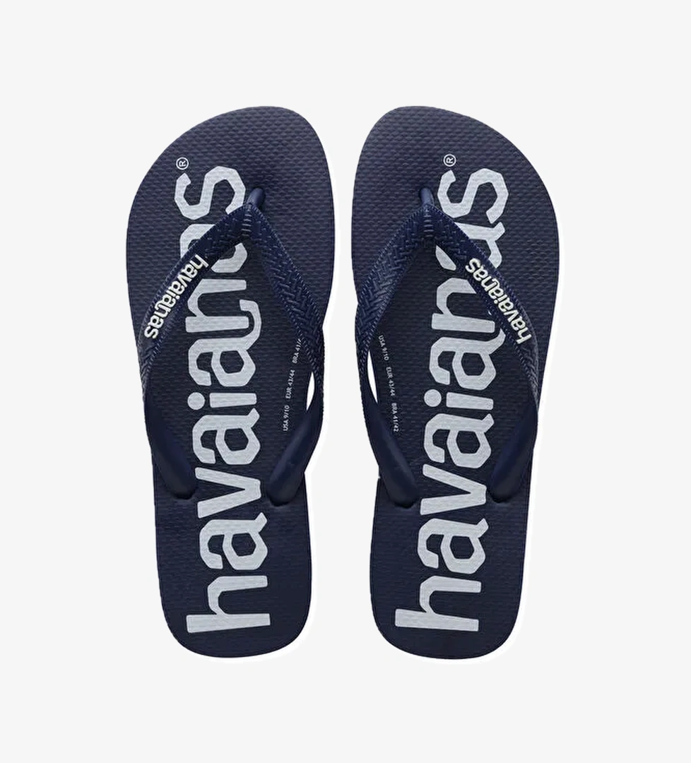 Havaianas Lacivert-Beyaz Erkek Terlik TOP LOGOMANIA
