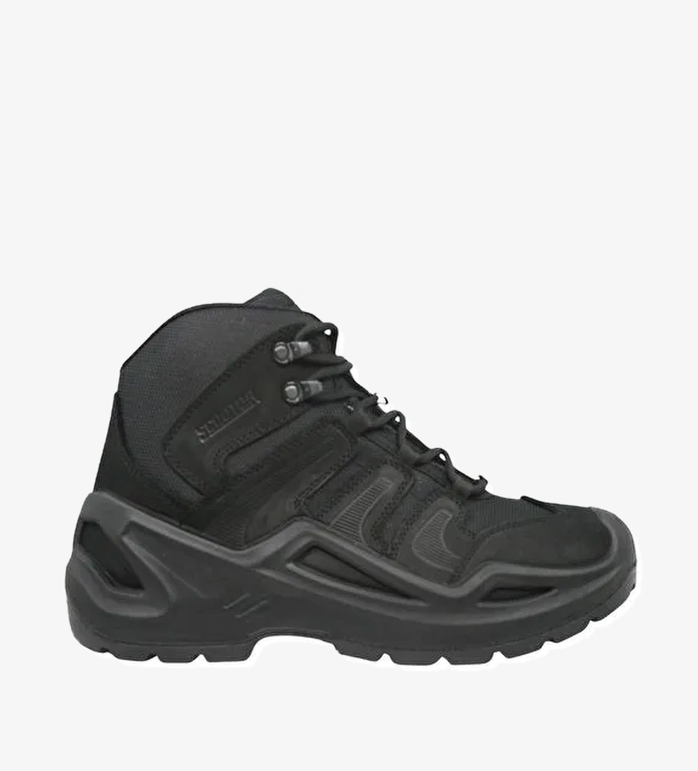 Scooter Deri Su Geçirmez Tactical Siyah Erkek Bot P3102NS - Görsel 1