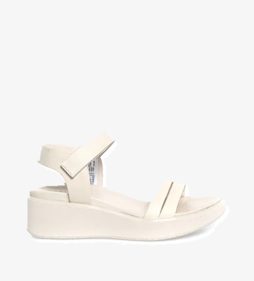 Ecco Bej Kadın Deri Sandalet 27330359113 - Görsel 1