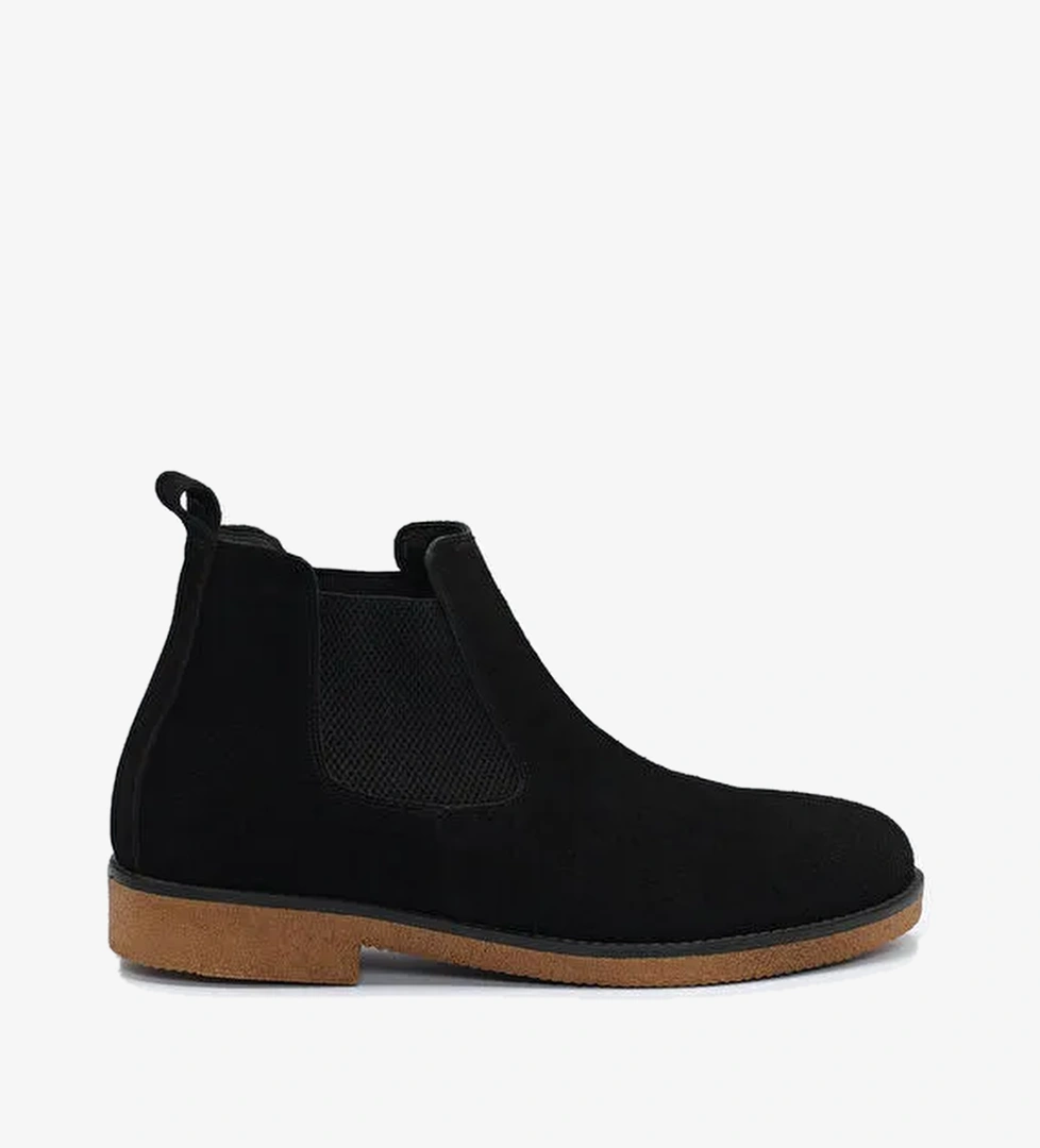 F By Fabrika Siyah Erkek Süet Bot SANGER - Görsel 1