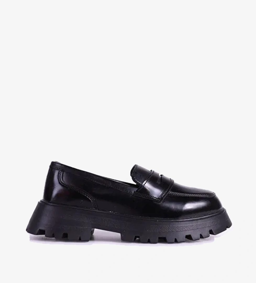 Fabrika Siyah Kadın Loafer TABOA - Görsel 1