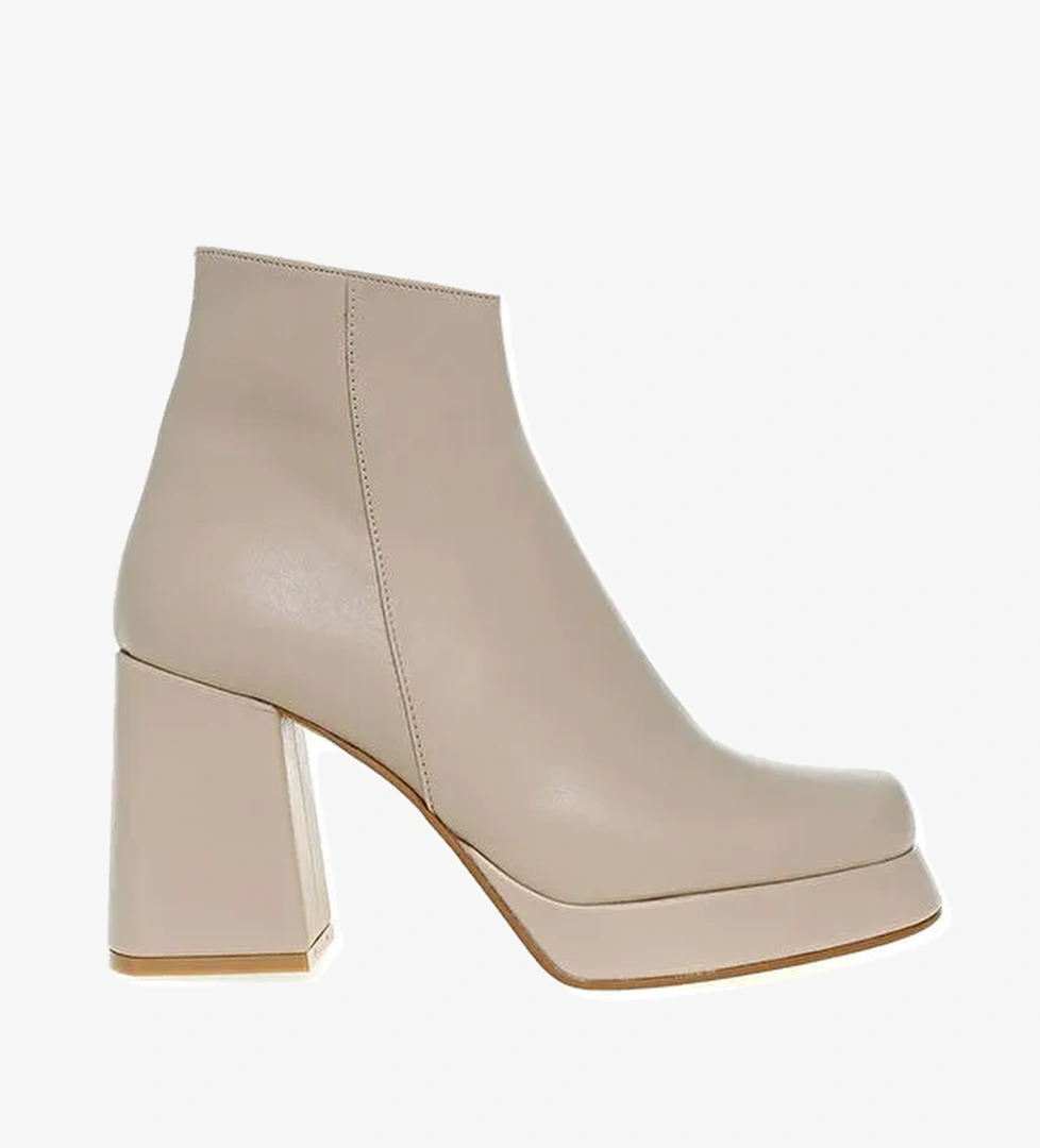 Fabrika Bej Kadın Topuklu Bot BALSAMO