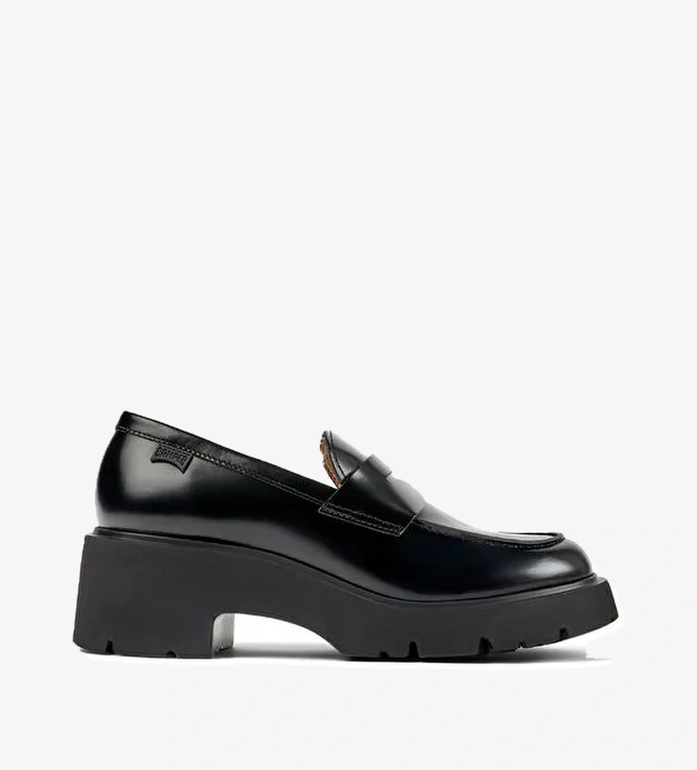 Camper Siyah Kadın Deri Düz Ayakkabı K201425-002