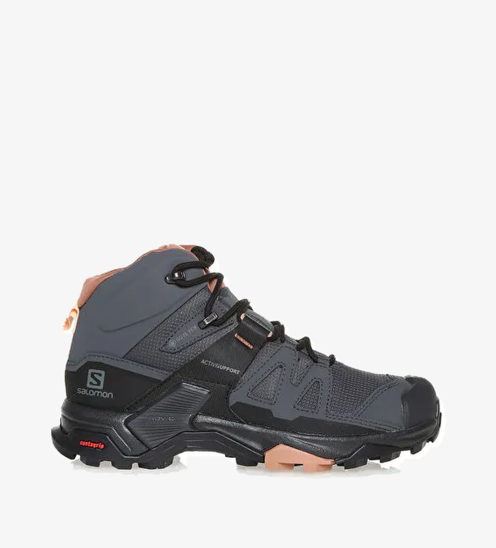 Salomon X ULTRA 4 MID GTX W Gri Kadın Outdoor Bot - Görsel 1