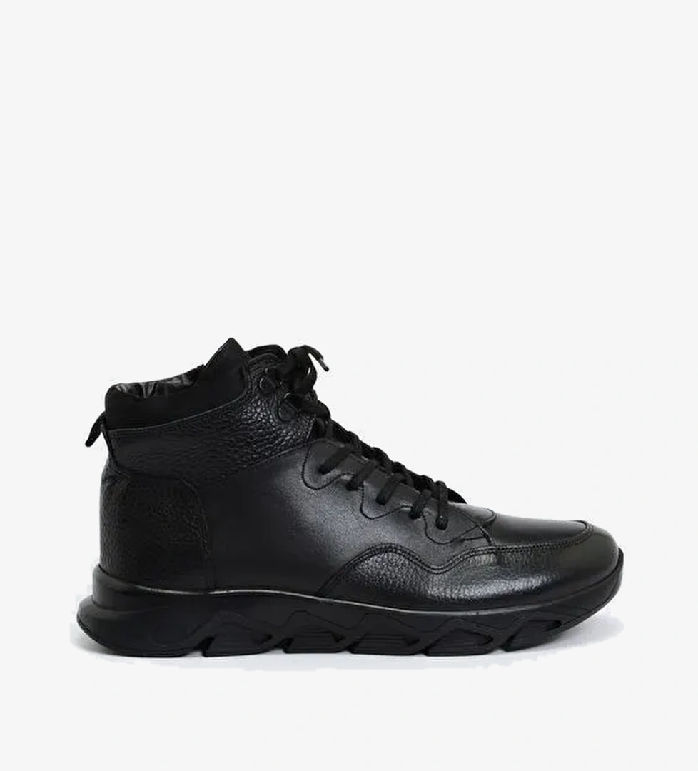 F By Fabrika F By Fabrika Siyah Erkek Deri Bot GARMENT model görseli