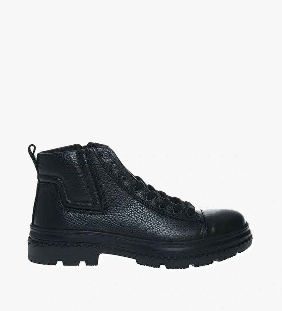 Bulldozer Siyah Erkek Deri Bot BUL-220025