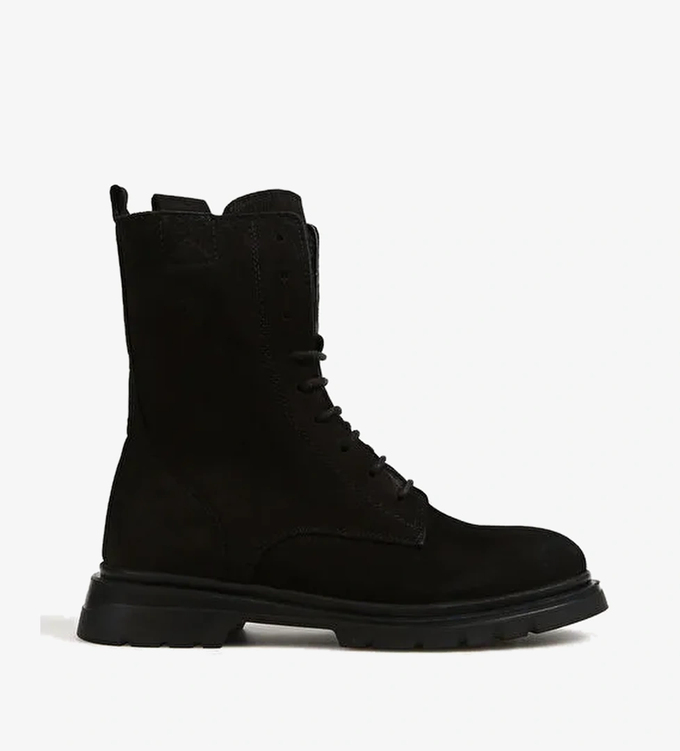 Hammer Jack Siyah Kadın Deri Bot 102 22730-Z - Görsel 1