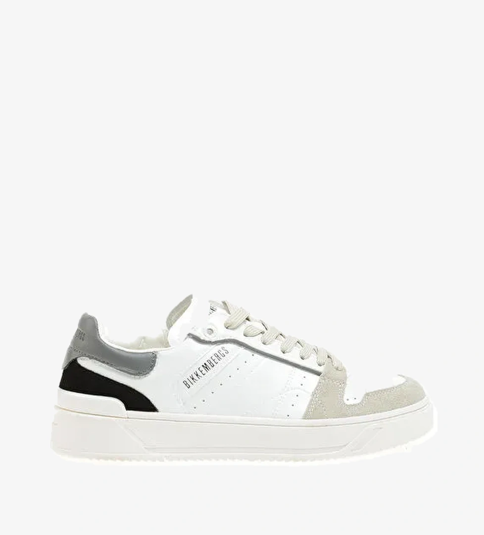 Dirk Bikkembergs Dirk Bikkembergs Beyaz-siyah Siyah Erkek Deri - Kumaş Sneaker 16211/cp model görseli