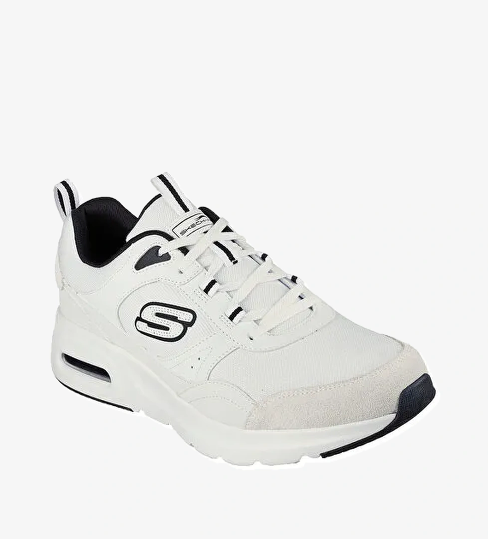 Skechers Beyaz Siyah Erkek Lifestyle Ayakkabı 232646 WBK SKECH AIR COURT model görseli