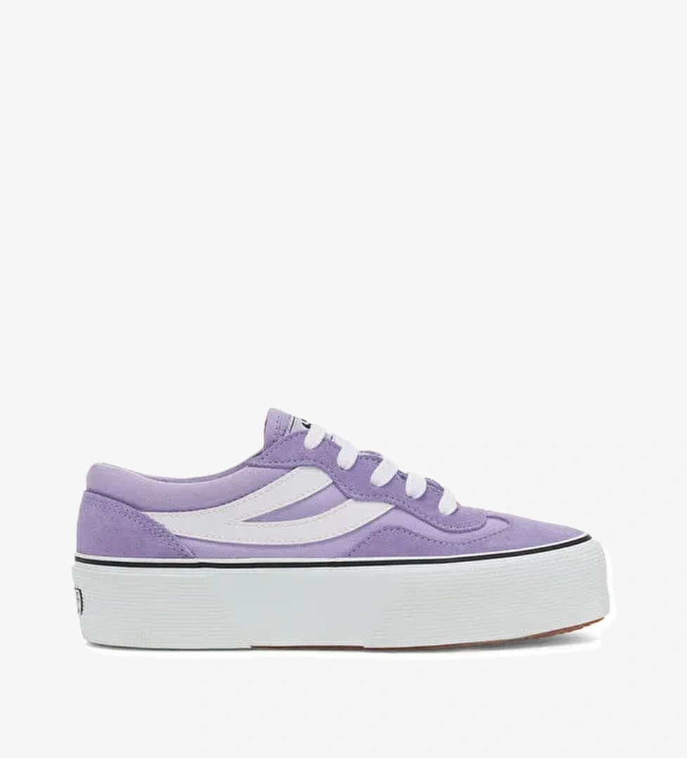 Superga Lila-Beyaz Kadın Sneaker S1151MW - Görsel 1