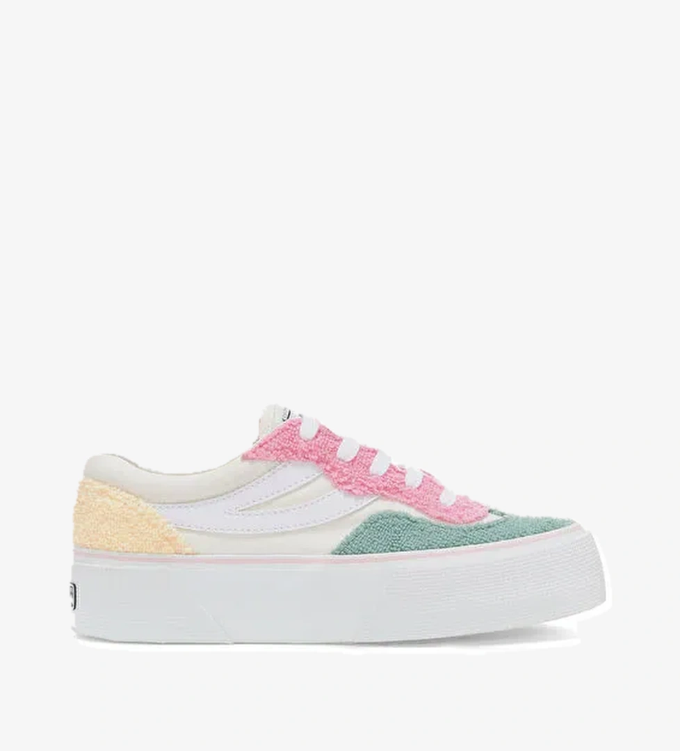 Superga Superga Beyaz-pembe-turkuaz Çok Renkli Kadın Sneaker S2127vw model görseli