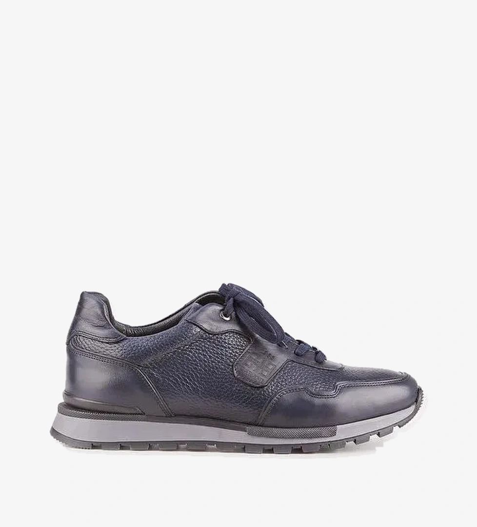 Cabani Ayakkabı Lacivert Erkek Deri Sneaker 26854 - Görsel 1
