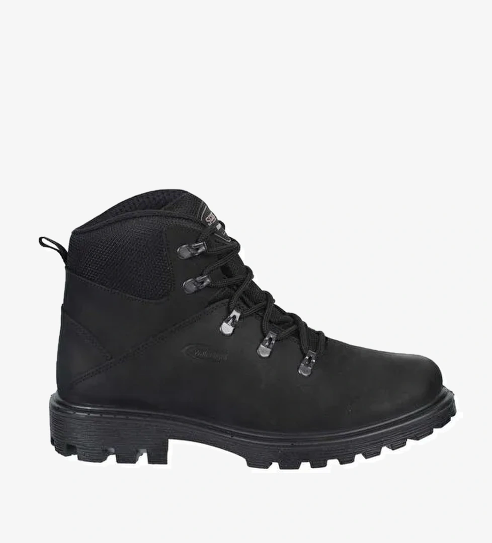 Scooter Su Geçirmez Deri Siyah Kadın Bot G7101CS - Görsel 1