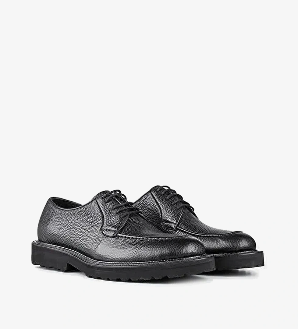 Bisse Erkek Kalın Taban Klasik Ayakkabı Sıyah AY22K22203_D99 - Görsel 1