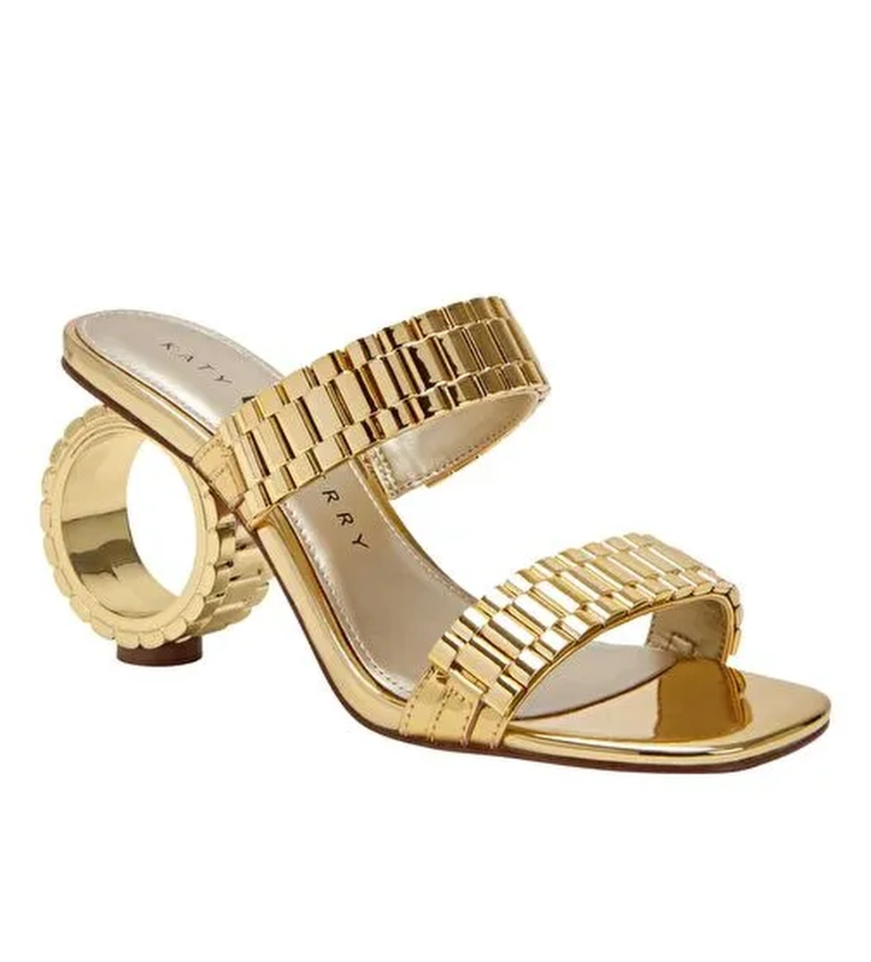 Katy Perry Altın Kadın Sandalet KP2712