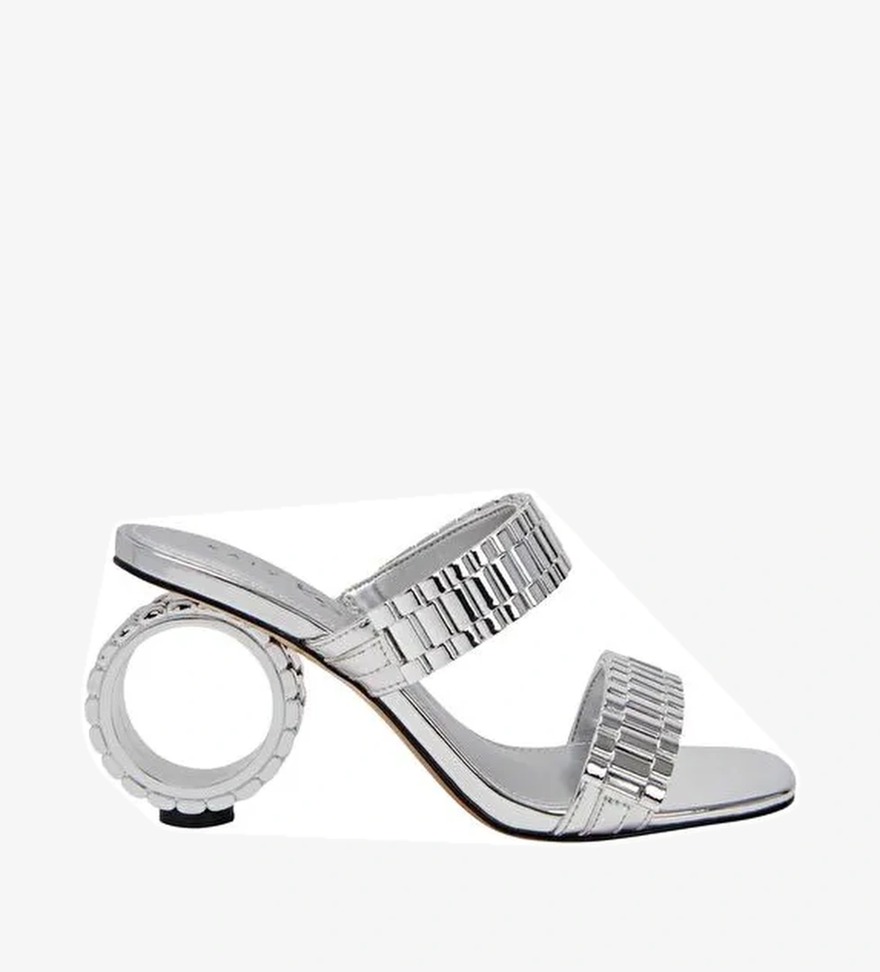Katy Perry Gümüş Kadın Sandalet KP2712 - Görsel 1