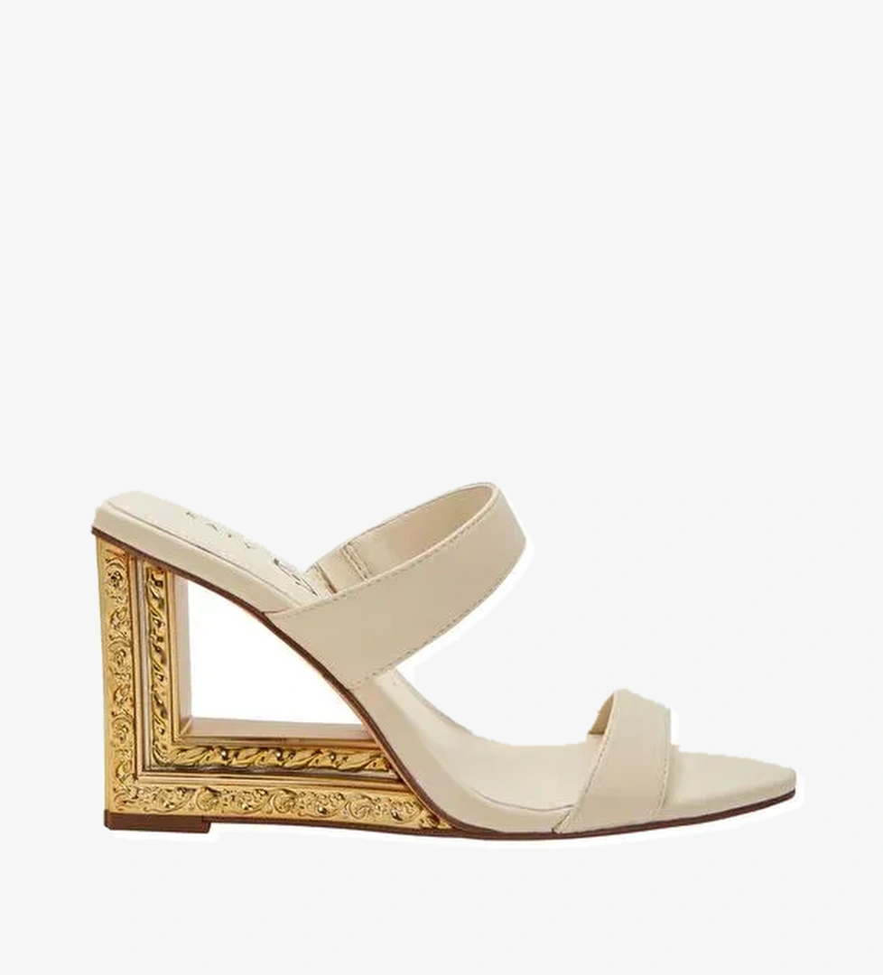 Katy Perry Kırık Beyaz Kadın Topuklu Sandalet KP2940