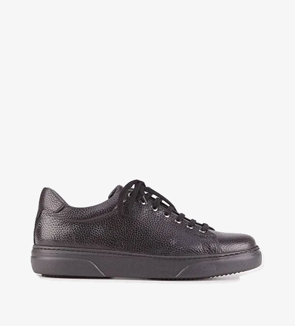 Cabani Ayakkabı Siyah Erkek Deri Sneaker 14593 - Görsel 1
