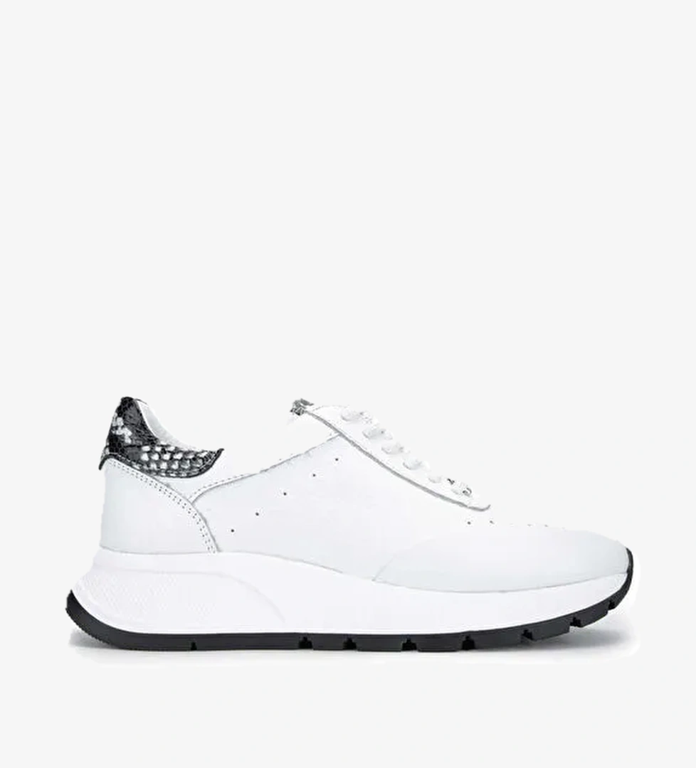 Tamer Tanca Siyah Kadın Deri Sneaker 231 422 BN AYK Y24 - Görsel 1